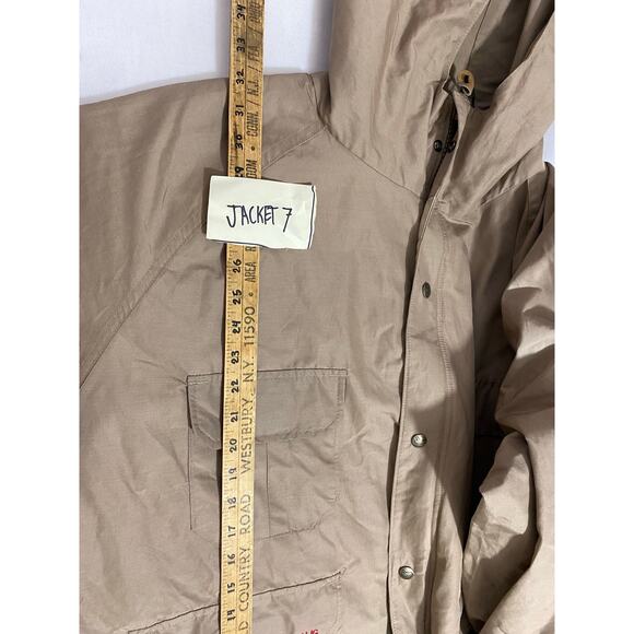 Vintage Woolrich Jacket Men 2XL Beige Multi Pockets double Zip Made in USA - Picture 4 of 16